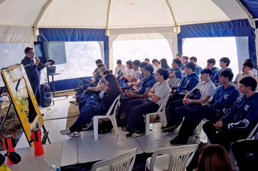 Una de las charlas que dio la CPE en el marco de la Expo Din�mica