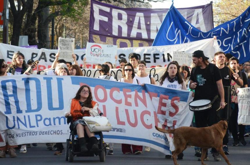 La docencia universitaria reivindicó el derecho a huelga Exige que el gobierno cumpla la ley