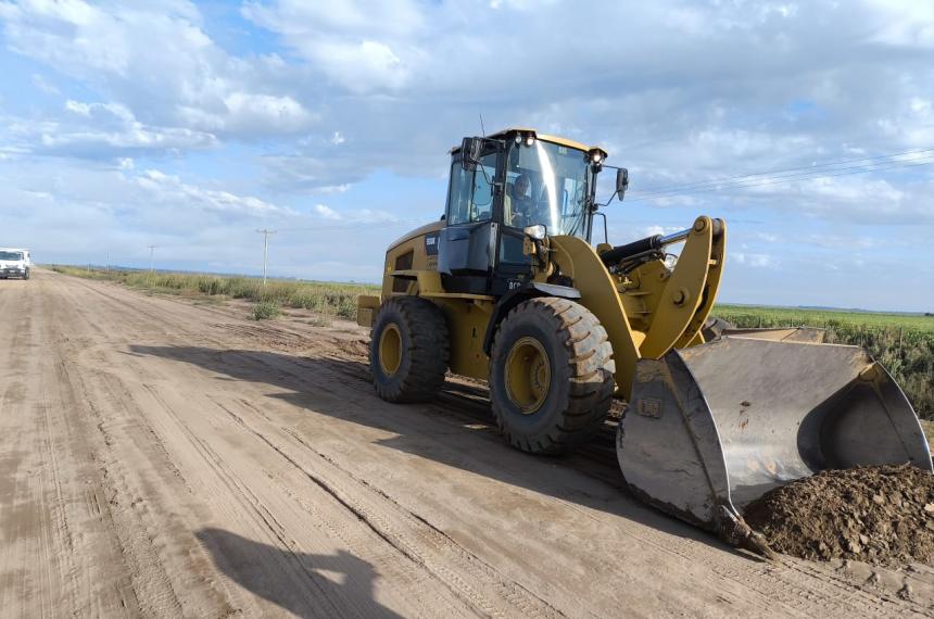 Las m�quinas trabajaron en la ruta 2