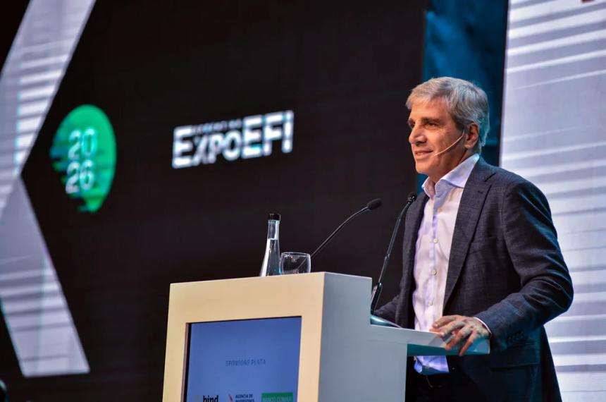 Luis Caputo disertó en la edición 2026 de ExpoEFI