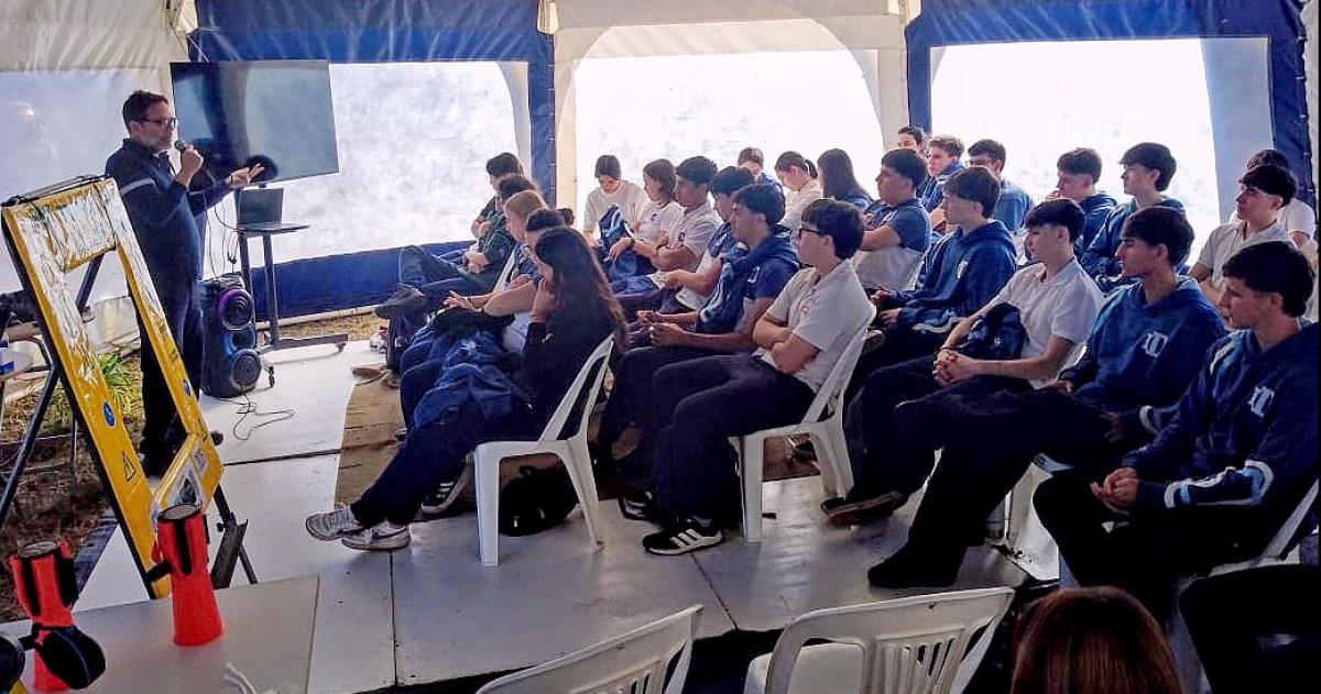 Una de las charlas que dio la CPE en el marco de la Expo Din�mica