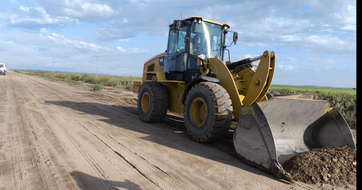 Las m�quinas trabajaron en la ruta 2