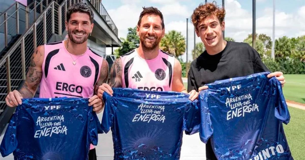 Franco Colapinto cumplió su sueño y estuvo con Messi