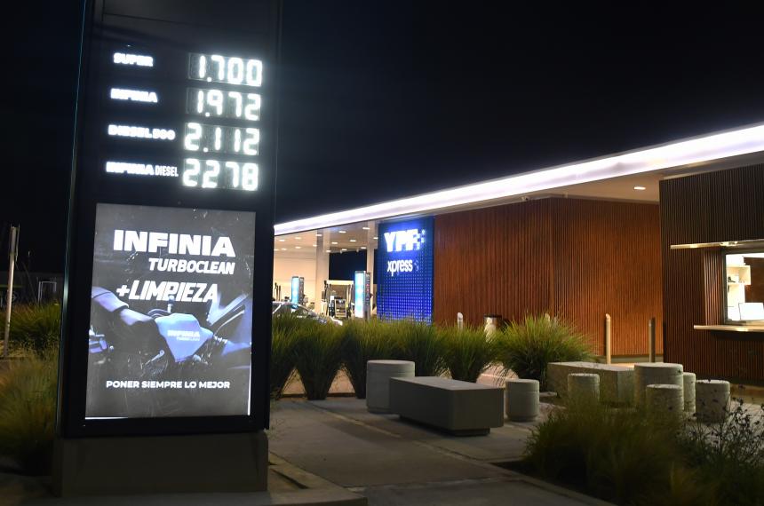 Las pizarras muestran los nuevos precios