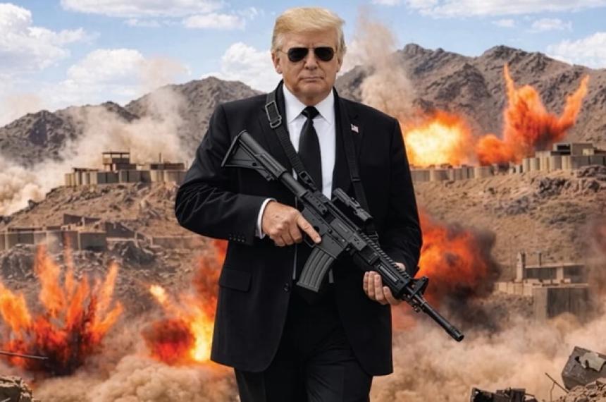 Trump usó una imagena generada con IA en su cuenta de Truth social