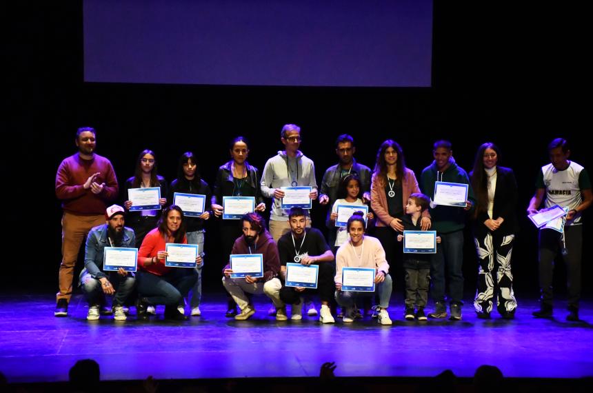 La entrega del Deportista del Mes por parte de la Municipalidad de Santa Rosa tuvo gran convocatoria