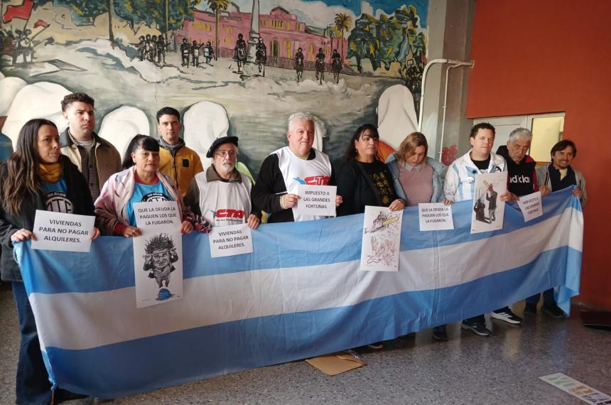 La conferencia de prensa realizada este jueves a la mañana