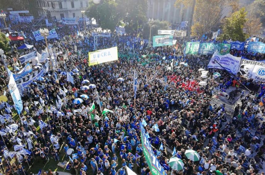  La protesta tuvo la adhesión de movimientos sociales y políticos