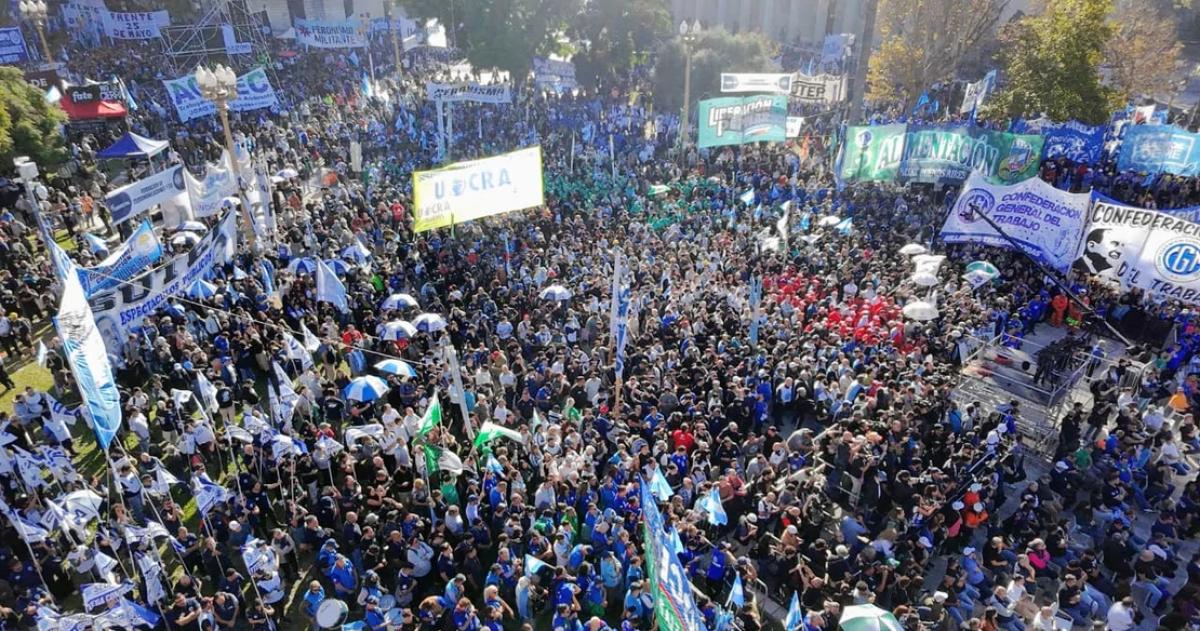  La protesta tuvo la adhesión de movimientos sociales y políticos