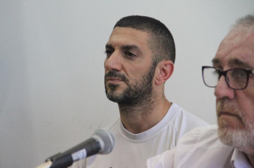 El condenado Alfredo Micha junto a su abogado José Mario Aguerrido