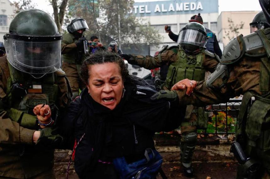Disturbios y detenidos en Chile durante las marchas por el Día del Trabajador