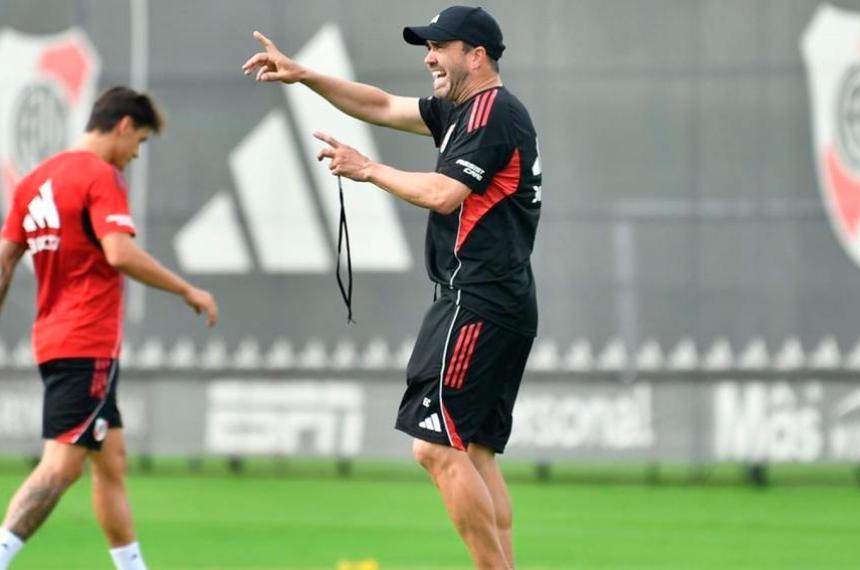Llegó el momento de la rotación en River- qué equipo pondr� Coudet ante Atlético Tucum�n