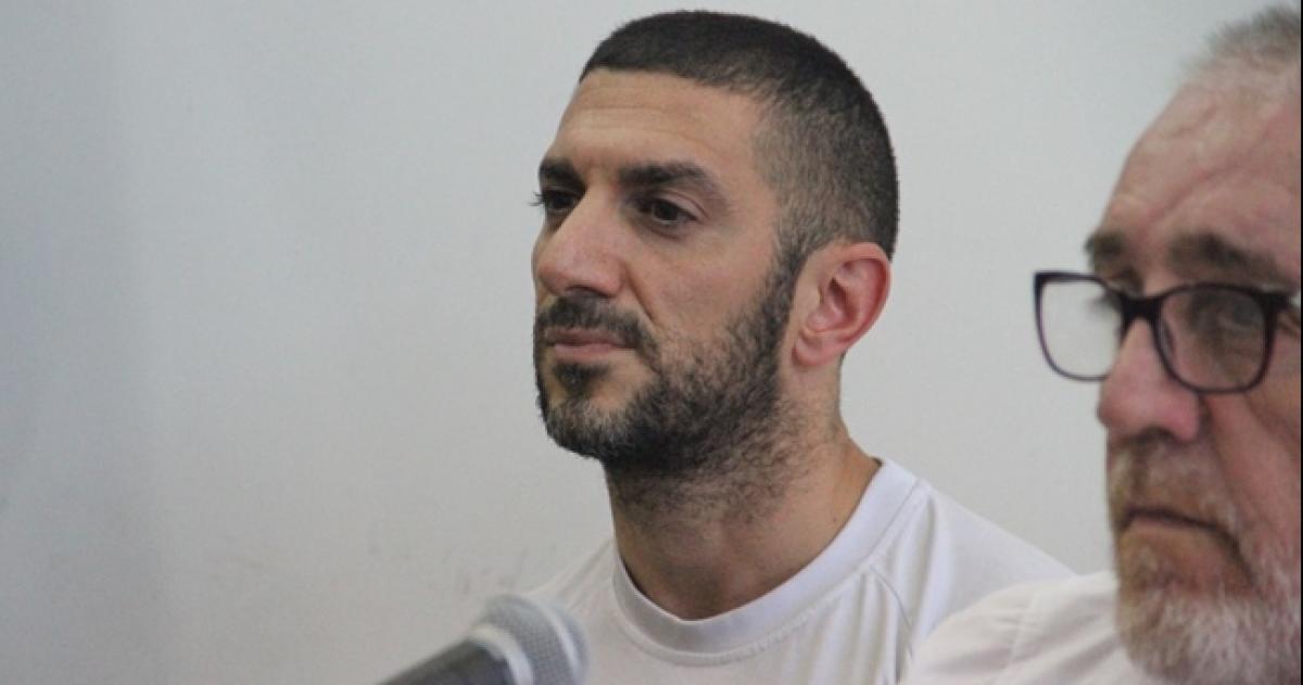 El condenado Alfredo Micha junto a su abogado José Mario Aguerrido