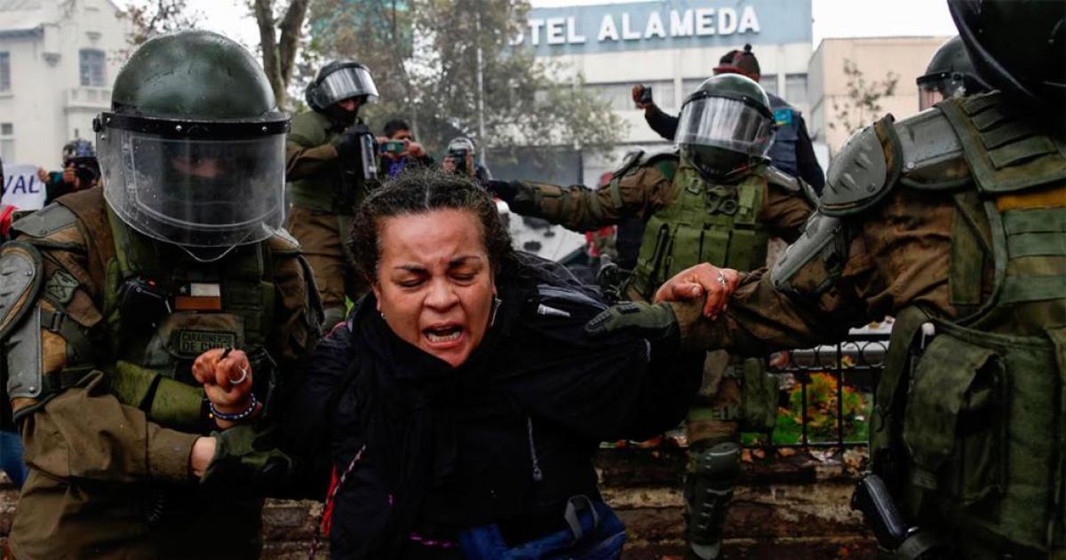 Disturbios y detenidos en Chile durante las marchas por el Día del Trabajador