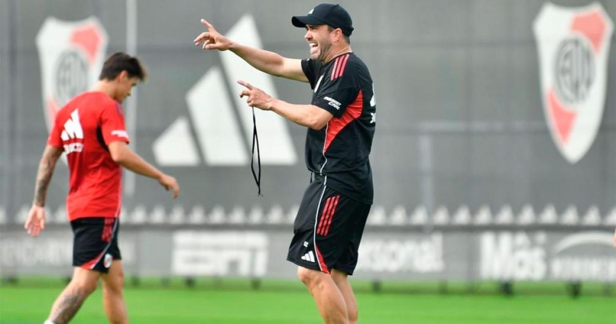 Llegó el momento de la rotación en River- qué equipo pondr� Coudet ante Atlético Tucum�n