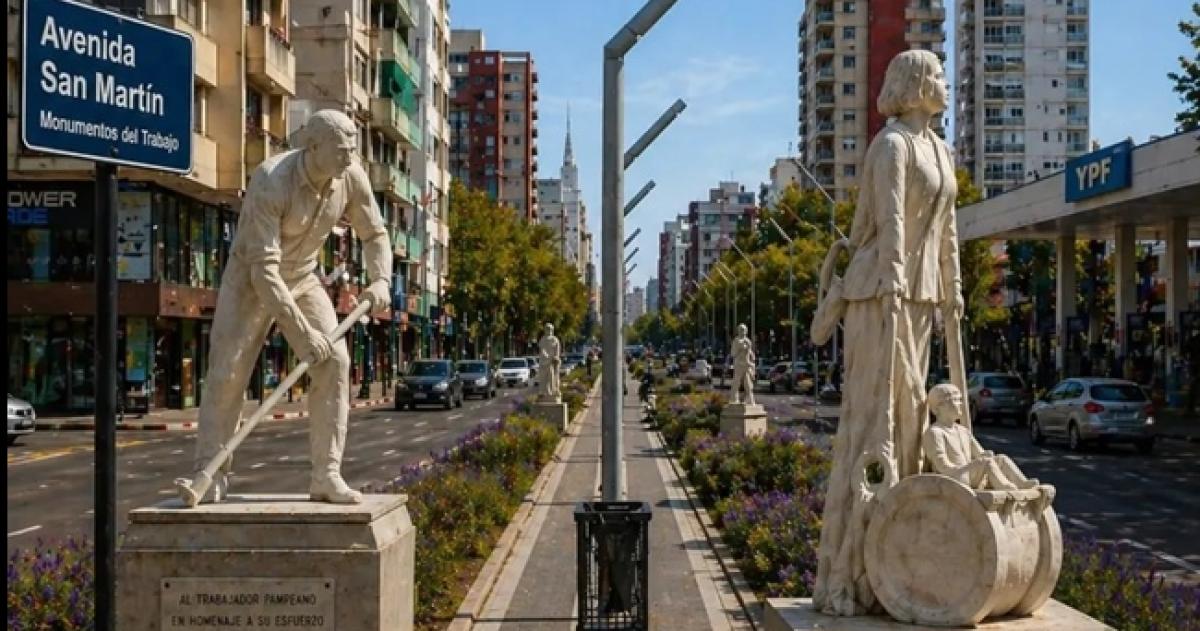 Mujeres Trabajadoras difundió una imagen de como sería la escultura