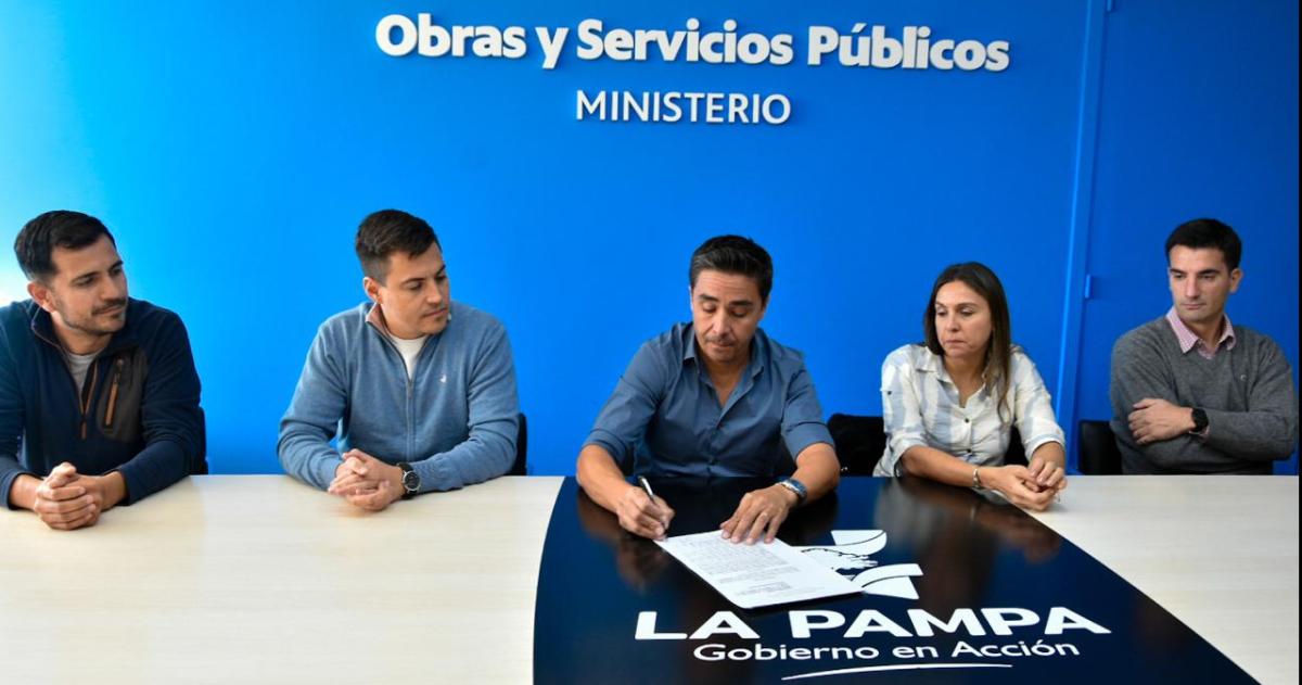 Autoridades provinciales firmaron el contrato con la empresa