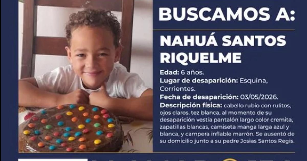 Nahu� fue visto por �ltima vez este domingo 3 de mayo
