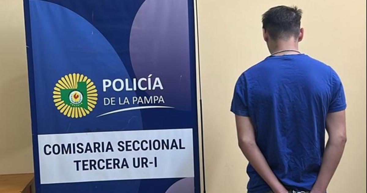 El detenido fue puesto a disposición de la justicia