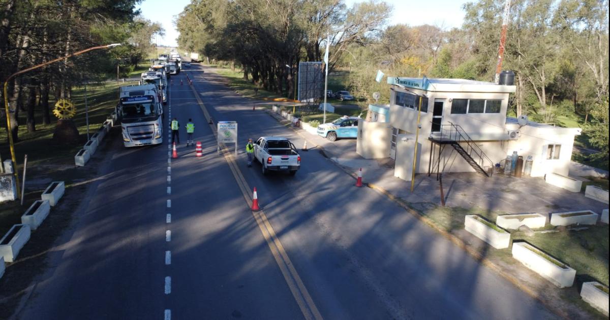 El Puesto Caminero de Catriló fue uno de los puntos donde se desarrollaron controles