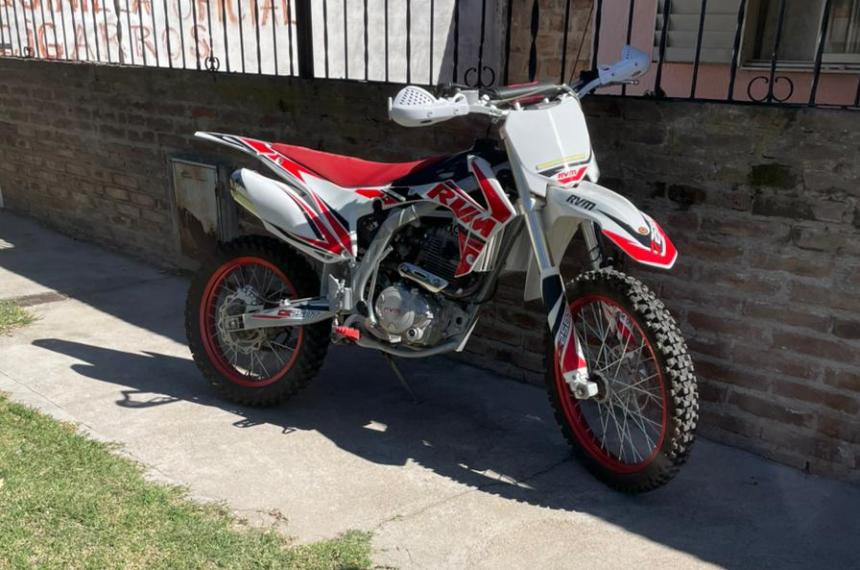La moto robada en Catriló