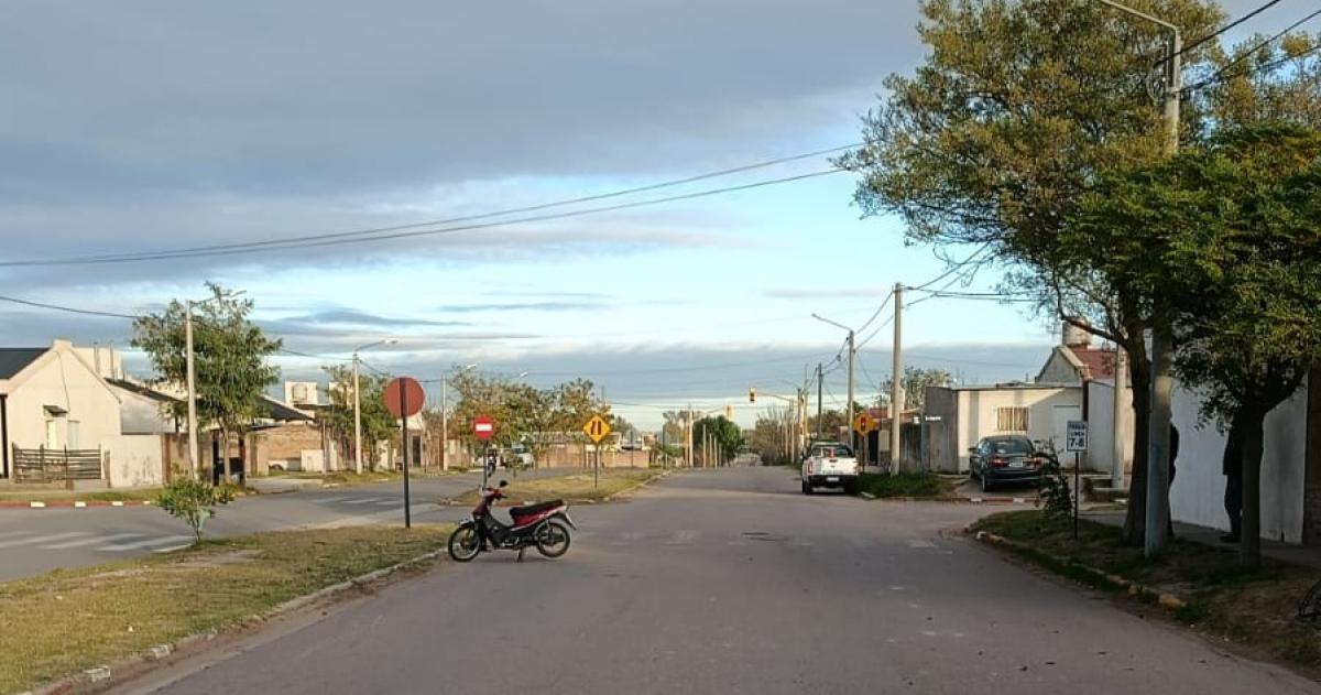 El hecho ocurrió minutos antes de las 8-00 horas