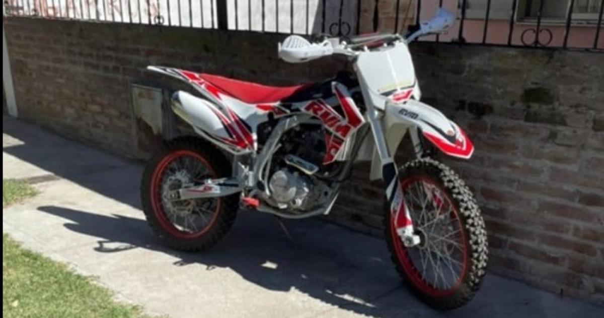 La moto fue sustraída en la vía p�blica el pasado miércoles