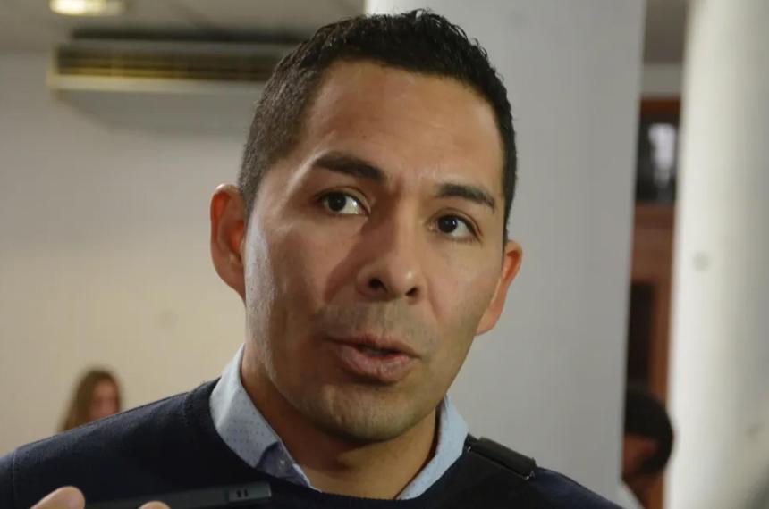 El intendente de 25 de Mayo Leonel Monsalve