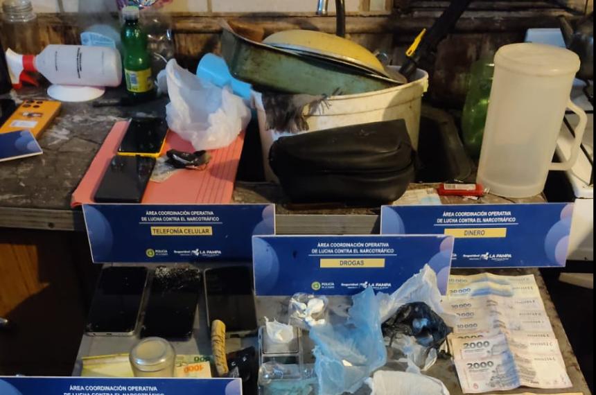 El operativo fue realizado por el Grupo de Redes Urbanas en una vivienda de la localidad
