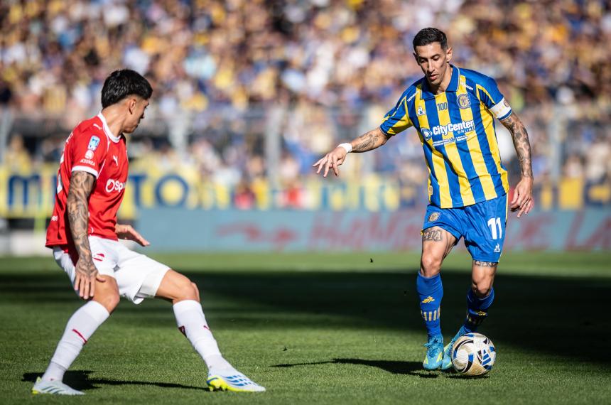 Di María anotó el empate parcial de Rosario Central