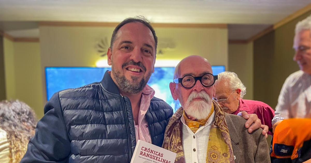 Luciano di N�poli y José Depetris en la Feria del Libro