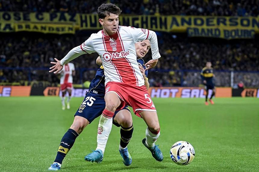 El santarroseño Facundo Kalinger fue titular el pasado s�bado en La Bombonera