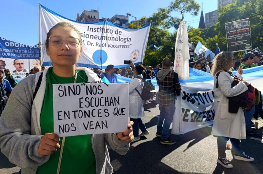 La 4� Marcha Federal Universitaria exige la aplicación de la Ley de Financiamiento