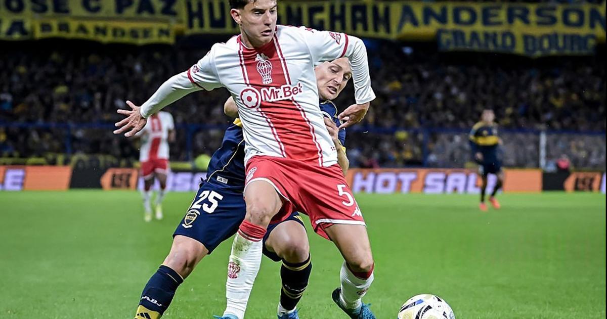 El santarroseño Facundo Kalinger fue titular el pasado s�bado en La Bombonera