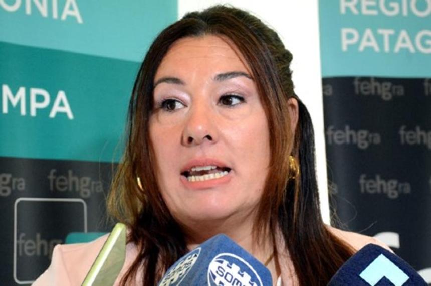 Victoria Altube presidenta de la Asociación Hotelera y Gastronómica de La Pampa