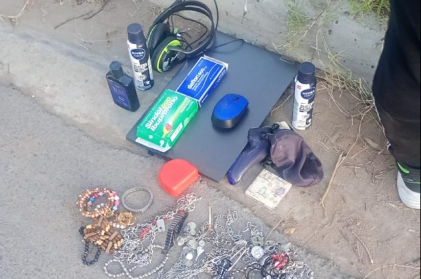 Los elementos sustraídos fueron devueltos a su propietario