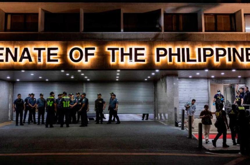 Tensión en el Senado de Filipinas
