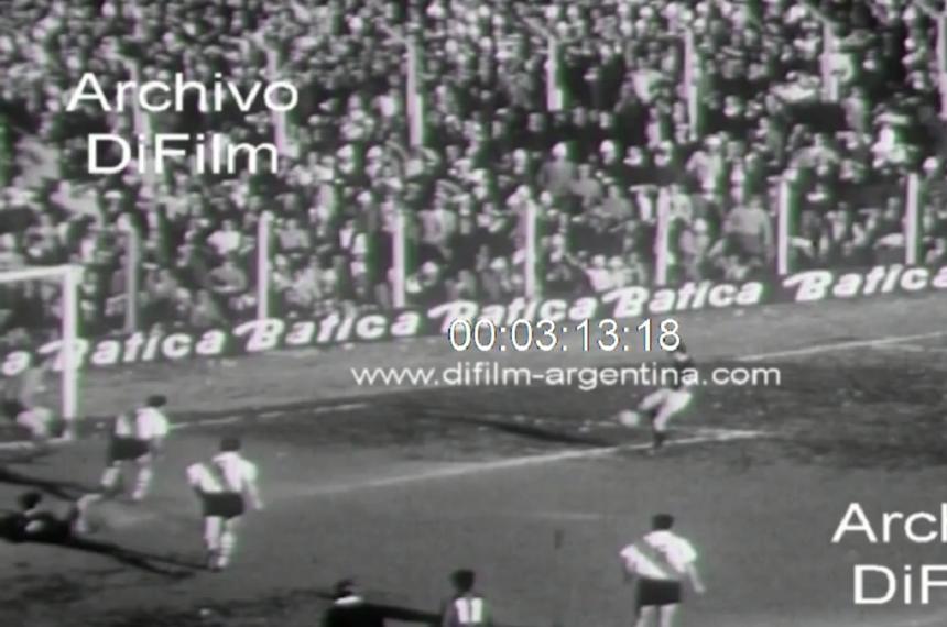 El histórico tanto de Facio a River jugando para San Lorenzo (captura imagen Youtube)