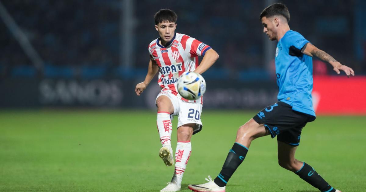 El pampeano Juli�n Palacios tuvo un buen partido en el Tatengue pero no alcanzó ante un encumbrado Belgrano