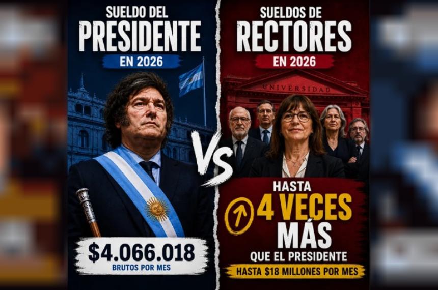 Milei sigue confrontando a la marcha universitaria