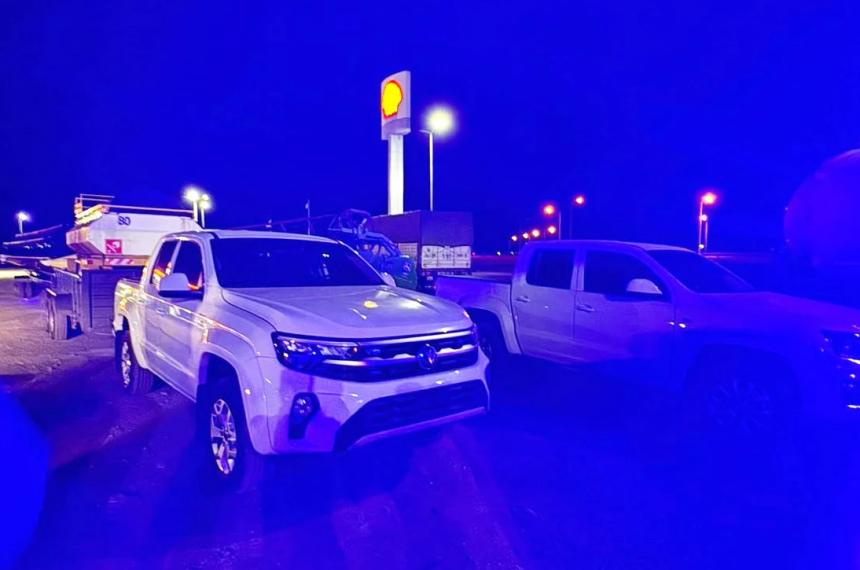 La detención se produjo en una estación de servicio sobre la Ruta 35 en realicó