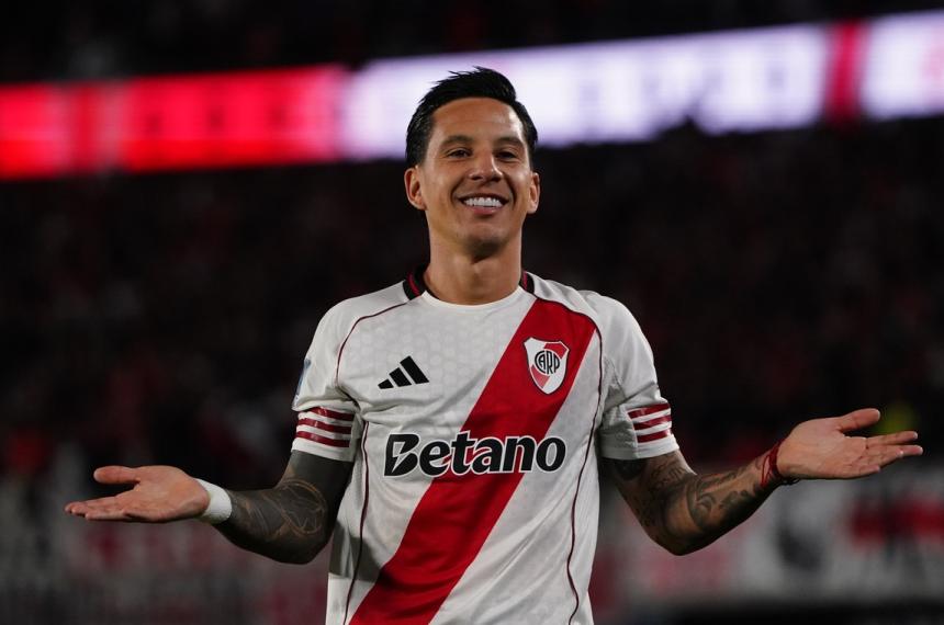 Driussi abrió el marcador con un golazo