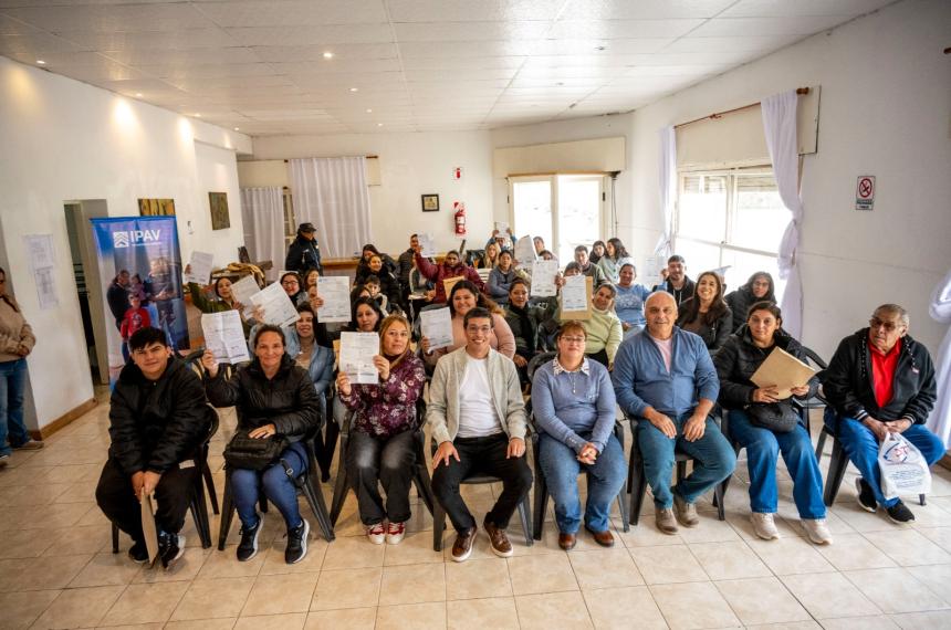 El acto formal se hizo en La Vieja Usina