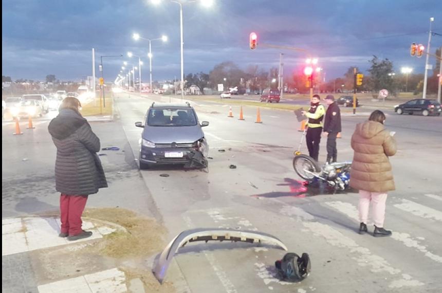 El siniestro vial ocurrió poco después de las 7 de la mañana