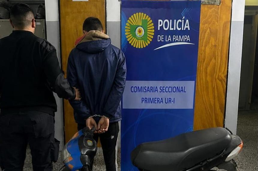 El joven santarroseño detenido por la Seccional Primera