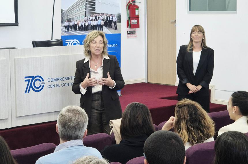 Los concejales santarroseños fueron recibidos por las autoridades del Tribunal de Cuentas