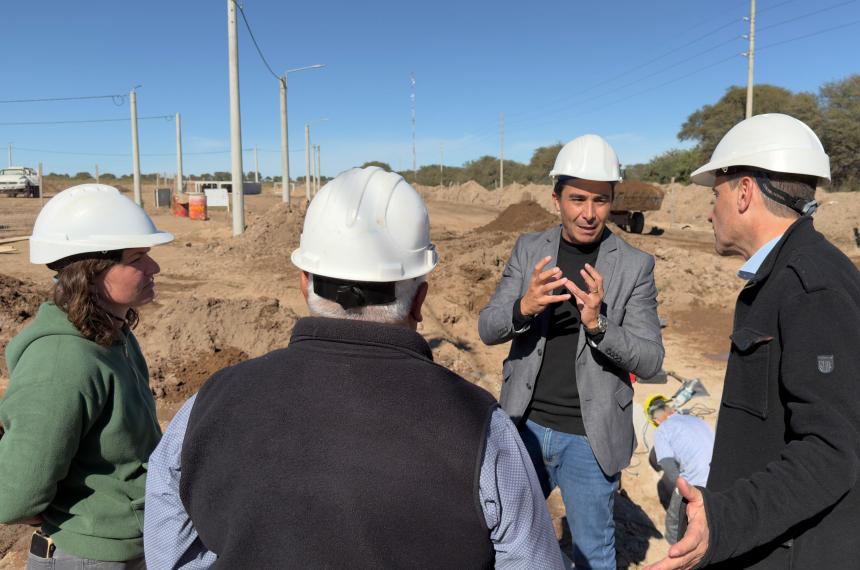 Las obras se ubican detr�s del barrio Procrear que fue abandonado por Nación