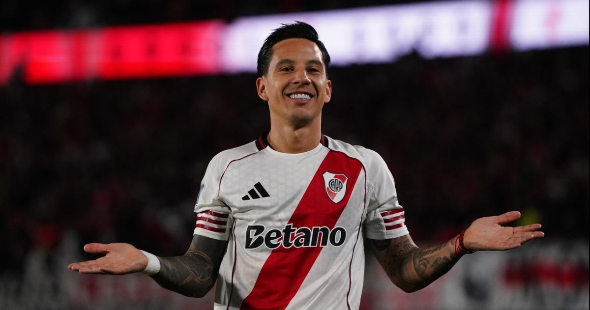 Driussi abrió el marcador con un golazo