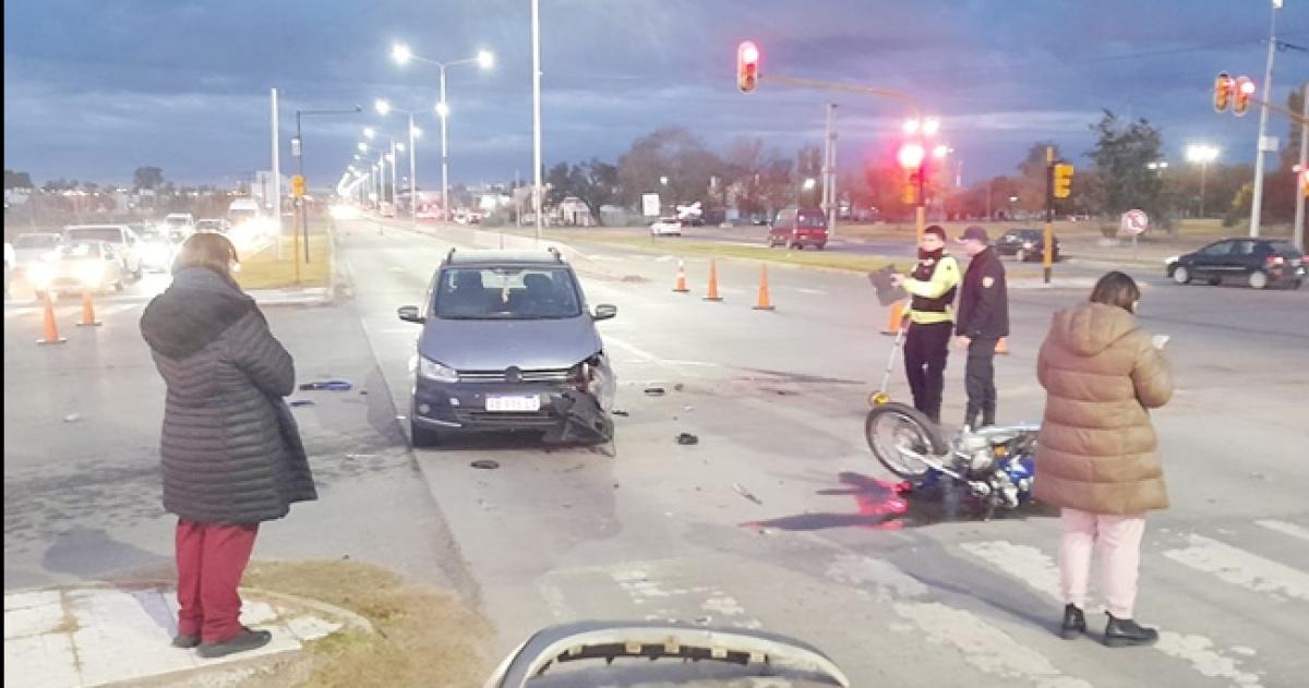 El siniestro vial ocurrió poco después de las 7 de la mañana