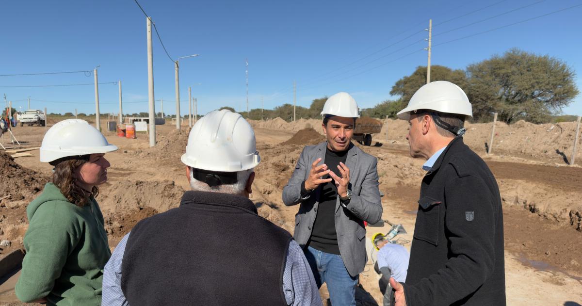 Las obras se ubican detr�s del barrio Procrear que fue abandonado por Nación